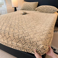 Axyaa Coral Fleece Mattress Cover - Soft & Warm, All Around Elastic Band