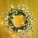 Axyaa Dark Green LED Firecracker Light with 8 Flashing Modes: Christmas Tree Bedroom Ceiling Decor