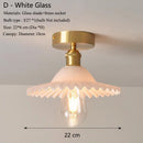 Axyaa Flower Pendant Lights Kitchen Island Glass Hanging Light Fixtures