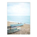 Axyaa Seagull Beach Boat Canvas Art Print for Living Room Decor