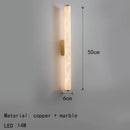 Axyaa Spanish Marble LED Wall Light - Gold/Black/Copper Sconce for Home, Hotel, or Office