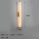 Axyaa Spanish Marble LED Wall Light - Gold/Black/Copper - Indoor Sconce