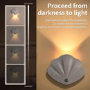 Axyaa Shell Motion Sensor Wall Lamp Spotlight Rechargeable LED Night Light