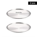 Axyaa Stainless Steel Round bone Spitting Dish Fruit Meat Tableware
