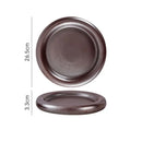 Axyaa Solid Color Donuts Ceramic Steak Plate, Dessert, Salad, Sushi Restaurant Display Tableware