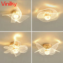 Nordic Acrylic LED Ceiling Light for Bedroom by Axyaa - Creative Fixture