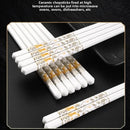 Axyaa Ceramic Chopsticks: High-end Anti Mold, Drop, Slip Chinese Tableware