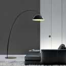 Nordic Black Fishing Floor Lamp by Axyaa: Modern LED Standing Light for Family Living Room