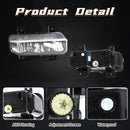 Axyaa LED Fog Lamps for Dodge Ram 1500 Front Bumper Headlights DRL 12V