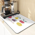 Axyaa Cartoon Pattern Kitchen Drying Mat - Non-Slip Table Coasters & Placemat