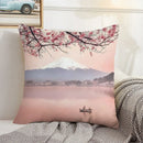 Axyaa Kawaii Fuji Decor Pillowcase 40x40 45*45 Cushion Cover for Sofa & Bed Pillows