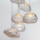 Axya Nordic Glass Led Pendant Lights for Living Room Dining Bar Counter