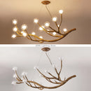 Axyaa Glass Bubble Resin Pendant Light Chandelier LED Lamps