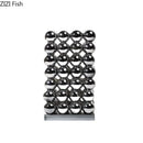 Axyaa Modern Geometric Stacked Vase Set for Chic Floral Arrangements