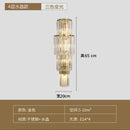 Axyaa Nordic Crystal Wall Sconce Light for Living Room Hallway