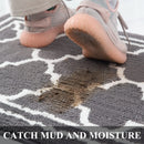 Axyaa Absorbent Anti-Slip Doormat - Indoor/Outdoor Floor Protector Rug