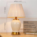 Axyaa Ceramic Table Lamp, Contemporary Design for Living Room and Bedroom