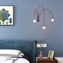 Axyaa Glass Ball LED Wall Lamp for Modern Living Room and Bedroom