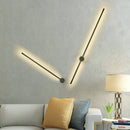 Axya LED Linear Wall Lamp for Bedroom, Creative Nordic Design
