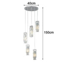 Axyaa Crystal Chandelier Pendant Light for Luxury Living Room and Bedroom