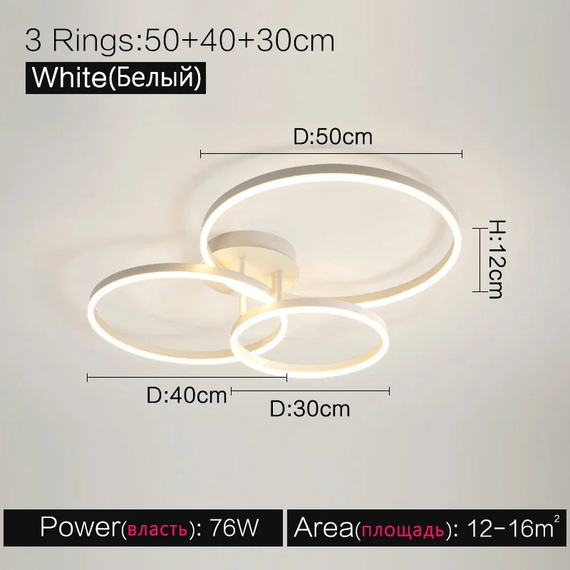 Axyaa Ceiling Lamps Set for Bedroom, Study Room, Modern and Atmospheric Lighting