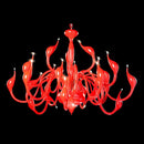Axyaa Nordic Swan Chandelier: Minimalist White Light for Living Room, Bedroom, Kitchen, Art Decor
