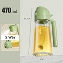 Axyaa Glass Spray Oil Sprayer Bottle for Cooking BBQ Kitchen Tools