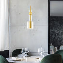 Axyaa Glass Pendant Light: Modern LED Fixture for Various Spaces