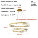 Axyaa Crystal Ceiling Chandelier: Modern Luxury Style for Home Decor and Dining Room Lighting