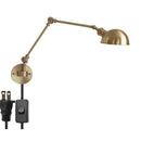 Axyaa Nordic Copper Wall Lamp Sconce Pull Chain Switch Indoor Lighting Bedroom Mirror Stair Light