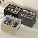 Axyaa Shoe Storage Box: Foldable Dust-proof Organizer for Wardrobe and Socks