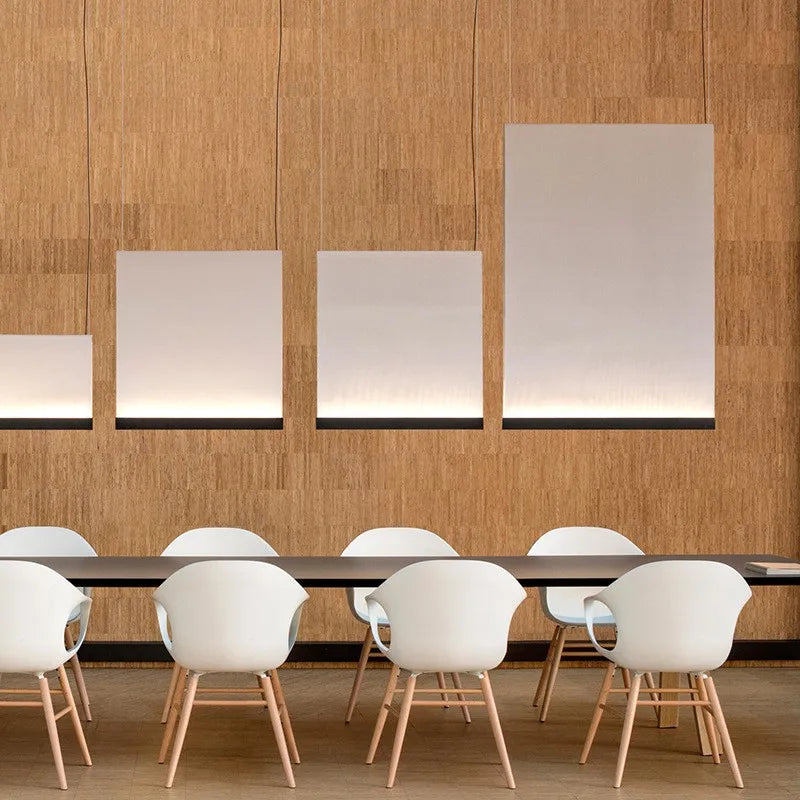 Axyaa Knitted Fabric LED Pendant Lights for Modern Minimalism Dining Room and Office Decor.