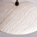 Axyaa Natural Stone Wood LED Chandelier.
