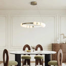 Axyaa Nordic Round Pendant Lamp, Postmodern Lighting Fixture for Dining, Living, Study Room