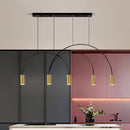 Axyaa Kitchen Island LED Chandelier Pendant Light Hanging Lamp Insulated Arc