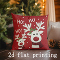 Axyaa Christmas Cute Cushion Covers for Sofa, Bedroom, Car - Rectangular Pillow Cover