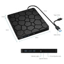 Axyaa USB 3.0 Type C External DVD CD Player RW Writer - Portable Optical Drive