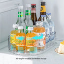 Refrigerator Spice Rack Turntable by Axyaa - 360° Rotating Lazy Susan Organizer