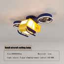Axyaa Cartoon Helicopter Ceiling Fan LED Light for Children's Room