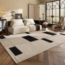 Axyaa Soft Rug: Light Luxury Bedroom Carpet for Living Room, Anti-slip Floor Mat