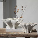 Axyaa Ceramic Art Vase Hydroponic Flower Arrangement Decorative Crafts
