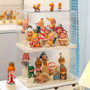 Axyaa Action Figure Acrylic Display Case: Clear, Dustproof, Stackable Organizer Box