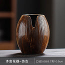 Axyaa Japanese Style Ceramic Vases Tabletop Ornaments Retro Craftsmanship Home Decor