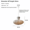 Axyaa Silk White Ball LED Chandelier - Nordic Modern Minimalist Design for Living Room