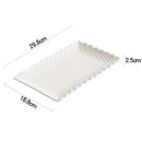 Axyaa Relief Flower Ceramic Sushi Plate Set