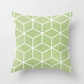 Axyaa Geometric Cube Print Pillowcase for Home and Office Décor
