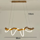 Axyaa Modern LED Pendant Chandeliers for Living Room & Dining Room Lighting
