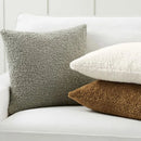 Axyaa Cozy Faux Fur Nordic Plush Teddy Cushion Cover for Home Decor