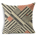 Axyaa Mandala Graffiti Cushion Cover 45x45cm Linen Pillow Case for Sofa Bed Decor