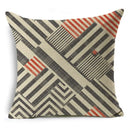 Axyaa Mandala Graffiti Cushion Cover 45x45cm Linen Pillow Case for Sofa Bed Decor